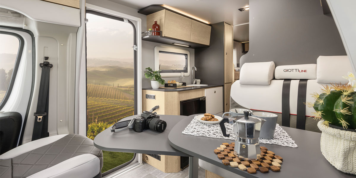 Wohnmobil Giottiline Compact C66 Innenansicht