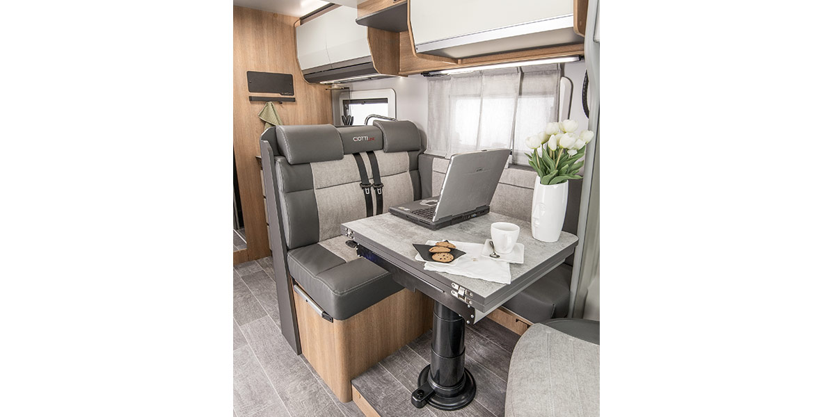 Wohnmobil Giottiline Teilintegriert Toscan 74 GC Innenansicht