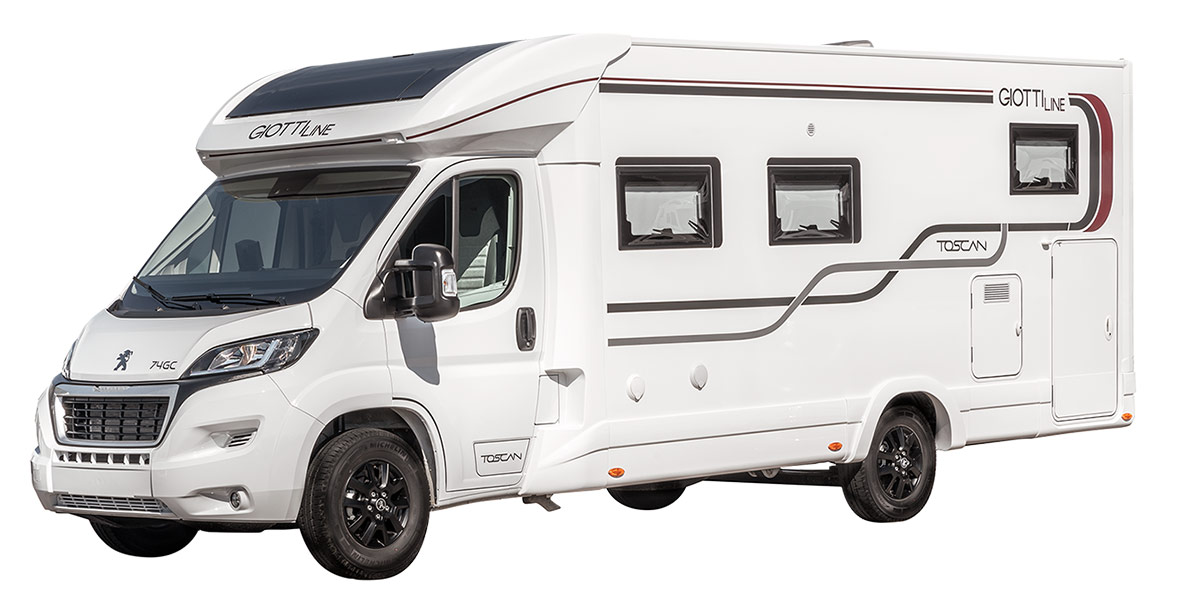 Wohnmobil Giottiline Teilintegriert Toscan 74 GC Aussenansicht