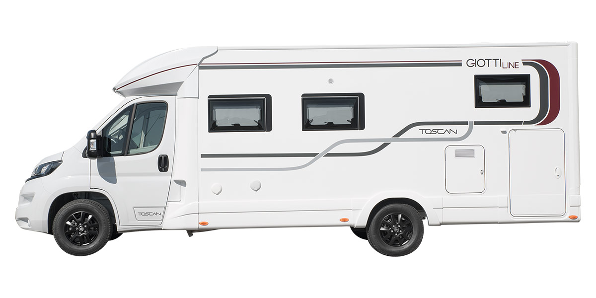 Wohnmobil Giottiline Teilintegriert Toscan 74 GC Aussenansicht