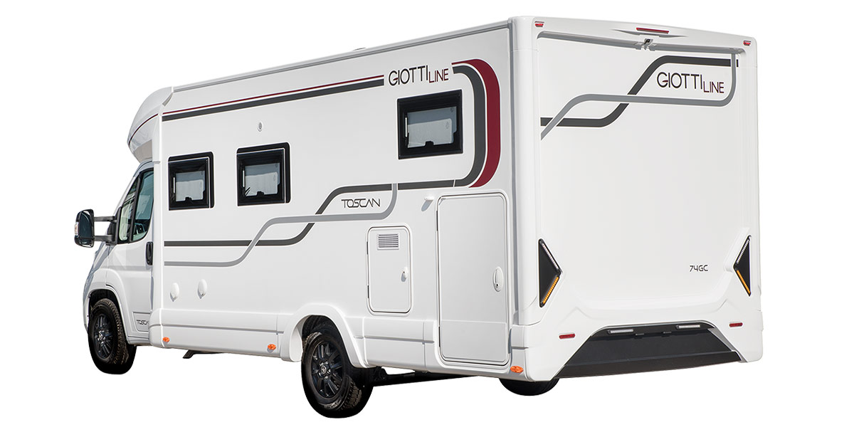 Wohnmobil Giottiline Teilintegriert Toscan 74 GC Aussenansicht