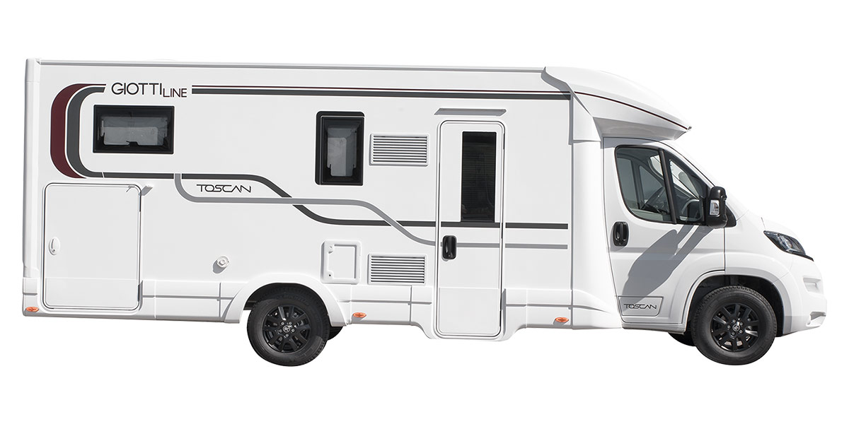 Wohnmobil Giottiline Teilintegriert Toscan 74 GC Aussenansicht