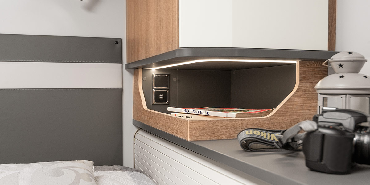 Wohnmobil Giottiline Teilintegriert Toscan 74 NF Innenansicht