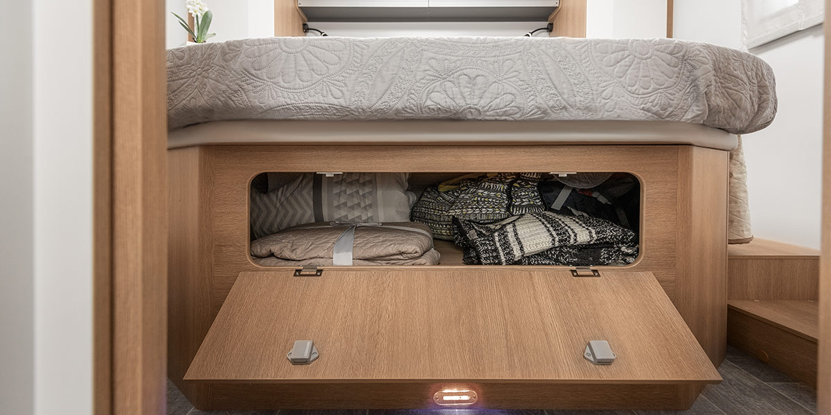 Wohnmobil Giottiline Teilintegriert Toscan 74 NF Innenansicht