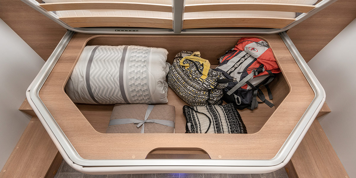 Wohnmobil Giottiline Teilintegriert Toscan 74 NF Innenansicht