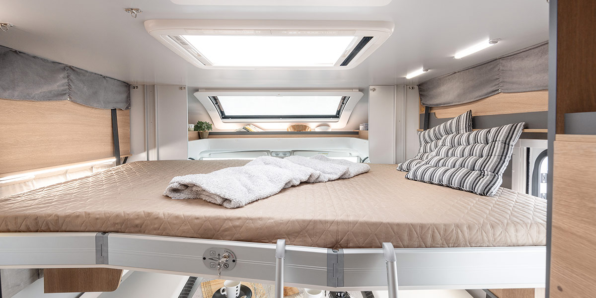 Wohnmobil Giottiline Teilintegriert Toscan 74 NF Innenansicht