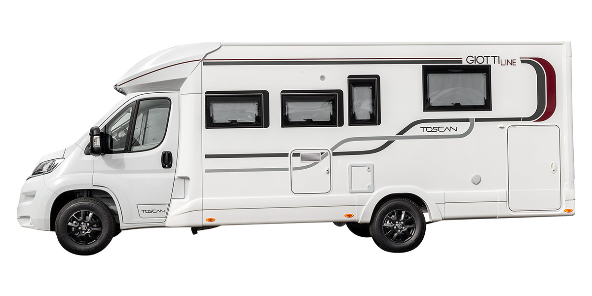 Wohnmobil Giottiline Teilintegriert Toscan 74 NF Aussenansicht