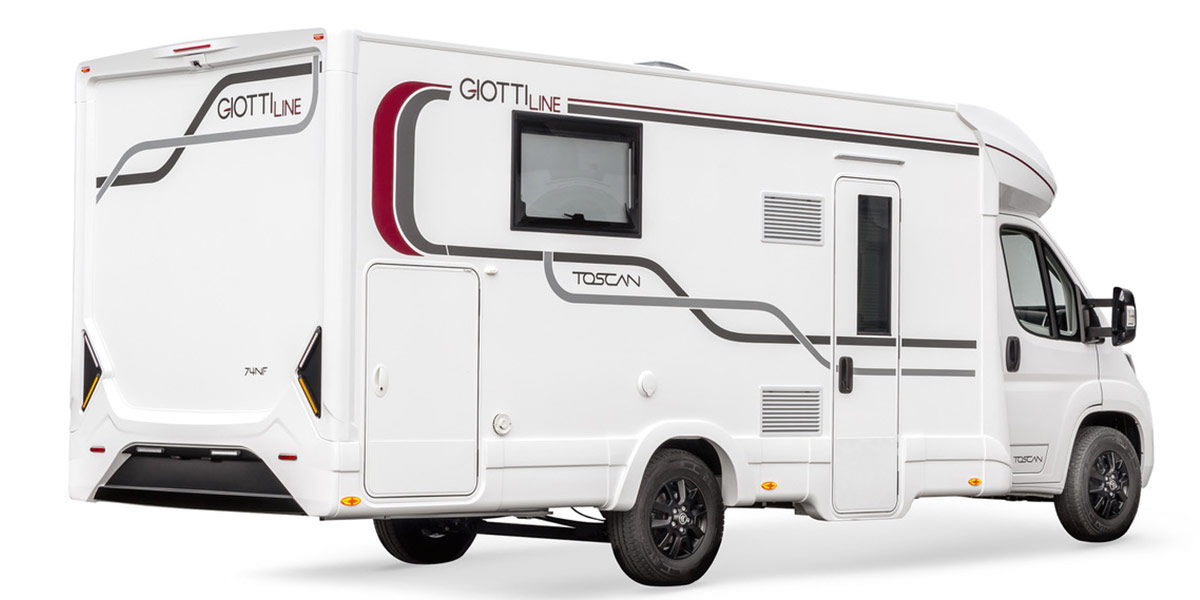 Wohnmobil Giottiline Teilintegriert Toscan 74 NF Aussenansicht