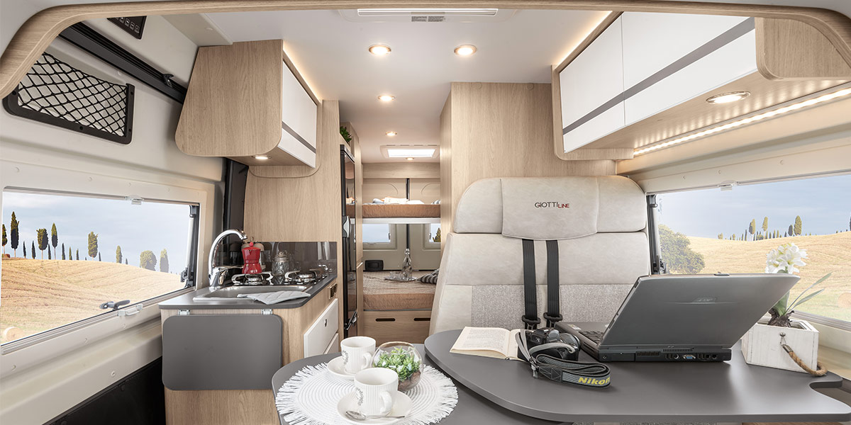 Wohnmobil Giottiline Van 60B Innenansicht