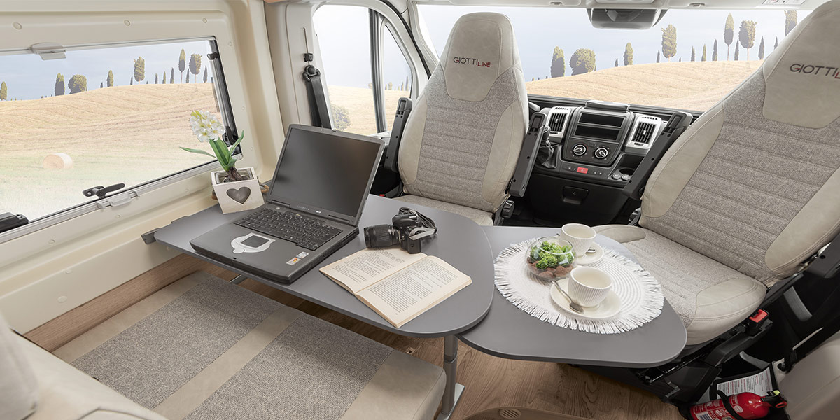 Wohnmobil Giottiline Van 60B Innenansicht