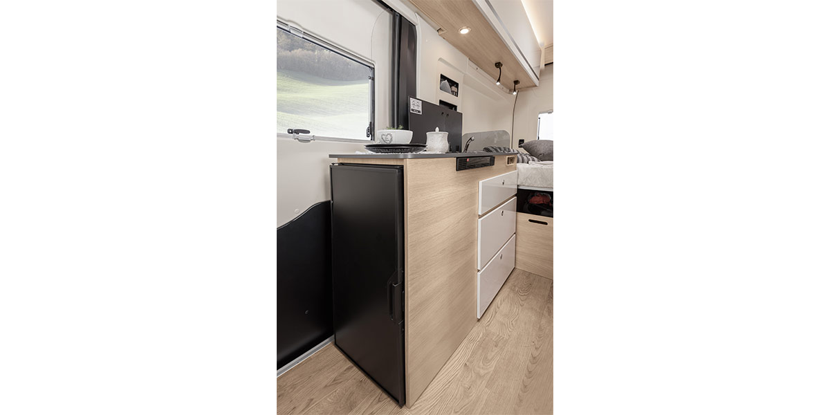 Wohnmobil Giottiline Van 60FT Innenansicht